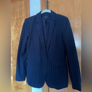 Ann Taylor Navy pinstripe blazer